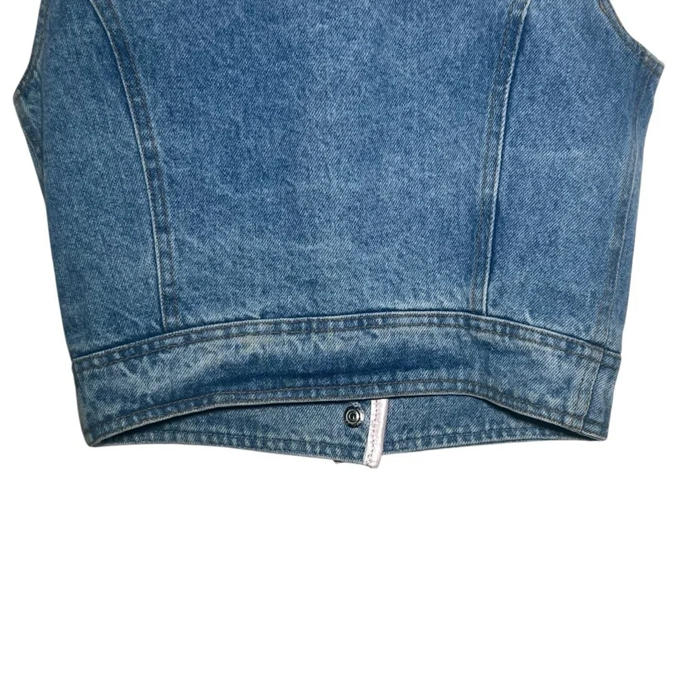 St. Maarten Dallas Denim Vest NWT Small - Picture 6 of 9